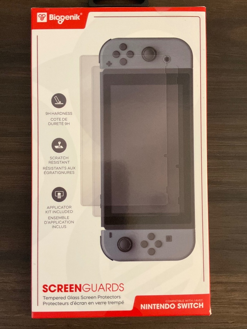 NWT Biogenik Nintendo Switch Tempered Glass Screen Protector